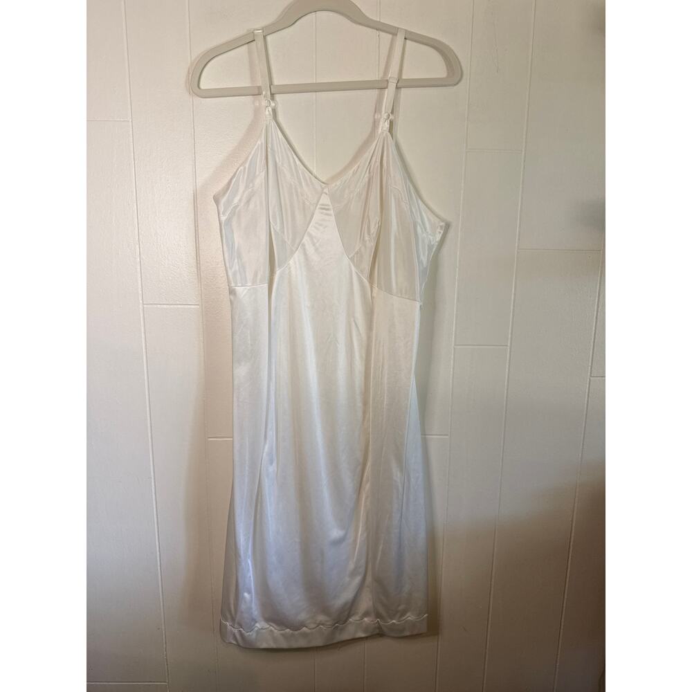 Vintage cream slip dress